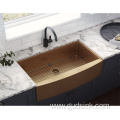 Top-sale durable apron front single bowl sink